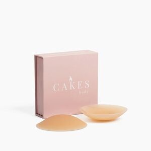 NIB CAKES BODY BREAST/NIPPLE COVERS IN THE SHADE HONEY - SIZE DDD+